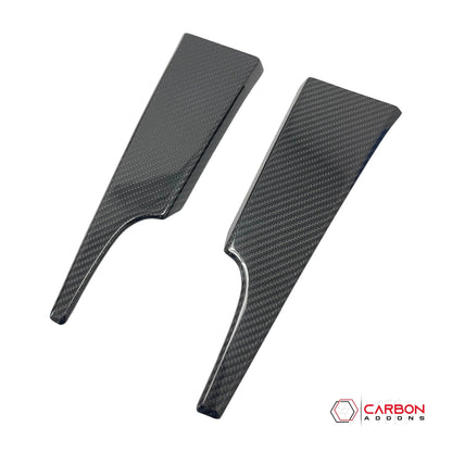 Hard Carbon Fiber Dash Lower Side Trim Covers for 2015–2023 Ford Mustang