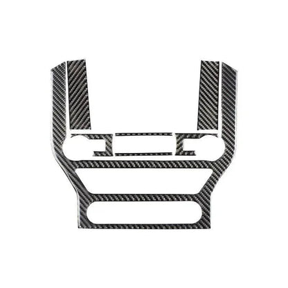 Real Carbon Fiber Infotainment Radio Overlay for Mustang 2015-2023