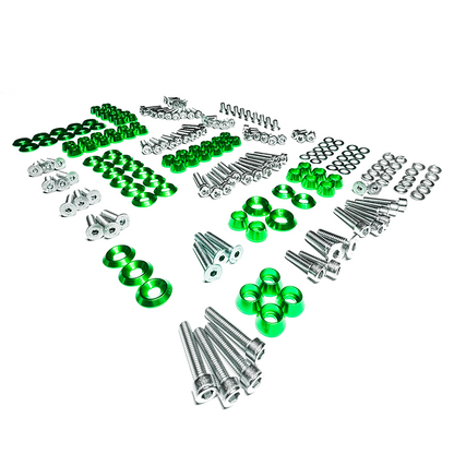ZSPEC Stage-3 Dress Up Bolts® Fastener Kit for '11-14 Ford Mustang V6 S197, Stainless & Billet