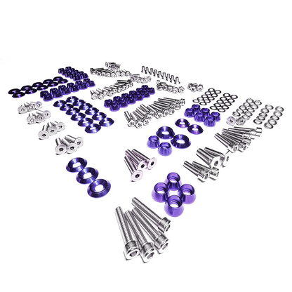 ZSPEC Stage-3 Dress Up Bolts® Fastener Kit for '11-14 Ford Mustang V6 S197, Stainless & Billet