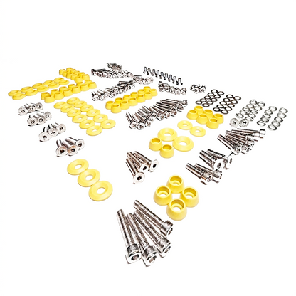 ZSPEC Stage-3 Dress Up Bolts® Fastener Kit for '11-14 Ford Mustang V6 S197, Stainless & Billet