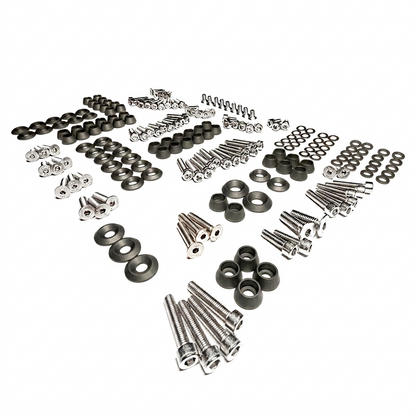 ZSPEC Stage-3 Dress Up Bolts® Fastener Kit for '11-14 Ford Mustang V6 S197, Stainless & Billet