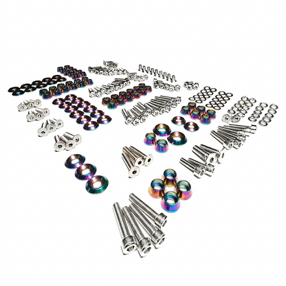 ZSPEC Stage-3 Dress Up Bolts® Fastener Kit for '11-14 Ford Mustang V6 S197, Stainless & Billet