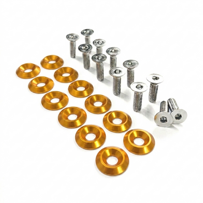 ZSPEC Fenders/Bumper/Hood Latch Kit, Mustang Fox-Body, Stainless & Billet