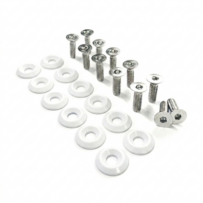 ZSPEC Fenders/Bumper/Hood Latch Kit, Mustang Fox-Body, Stainless & Billet