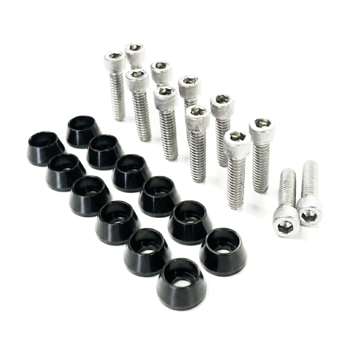 ZSPEC Valve Covers Fastener Kit for '87-93 Ford Mustang V8 Fox-Body, Stainless & Billet