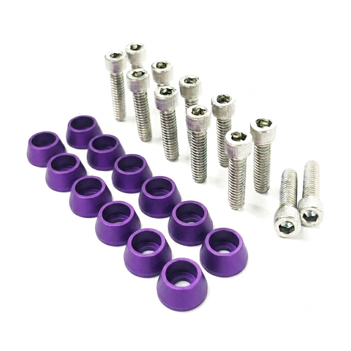 ZSPEC Valve Covers Fastener Kit for '87-93 Ford Mustang V8 Fox-Body, Stainless & Billet