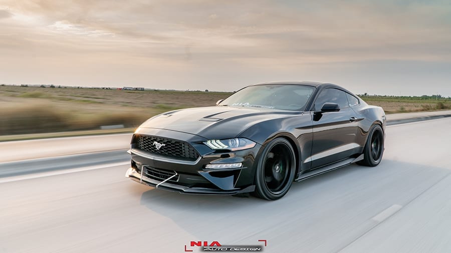 mustang s550 front body lip diffuser