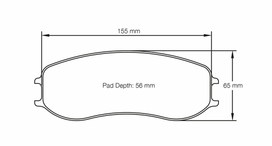 PAGID Racing Pagid Racing 4920 RSL1 Compound Brake Pads 4920-RSL1
