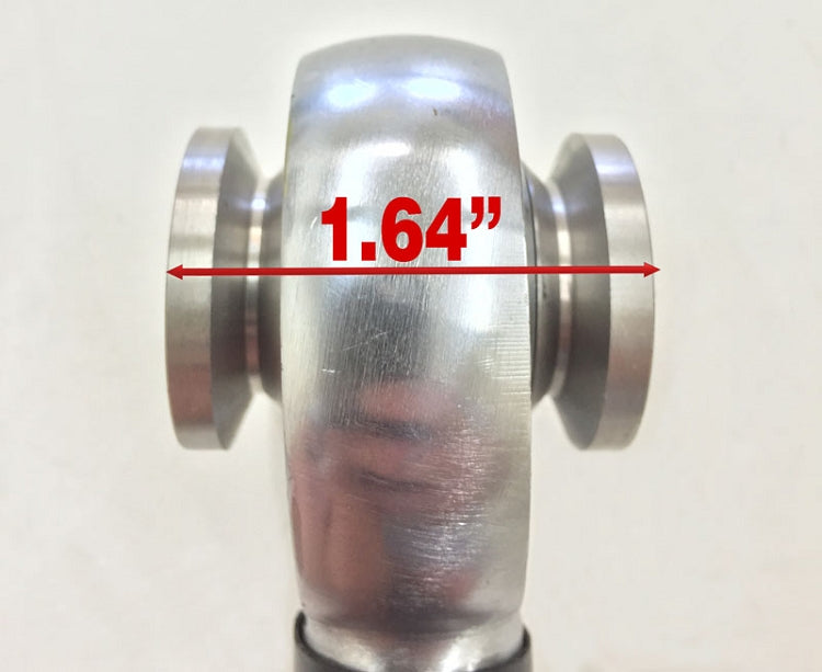 Narrow 7/8" high misalignment spacers SS (pair)