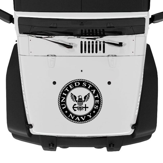 US Navy Emblem Hood Graphic