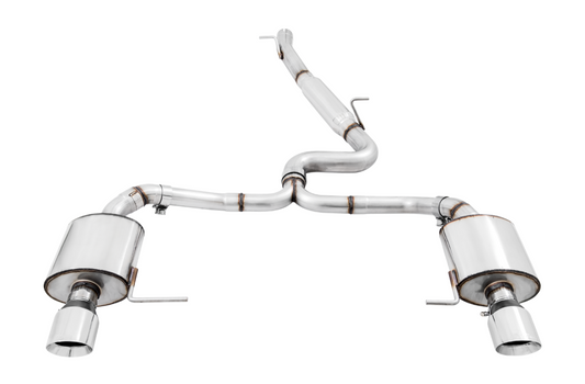 AWE Tuning Touring Edition Exhaust for VW Golf Alltrack / Sportwagen 4Motion - Chrome Silver Tips 3015-32098