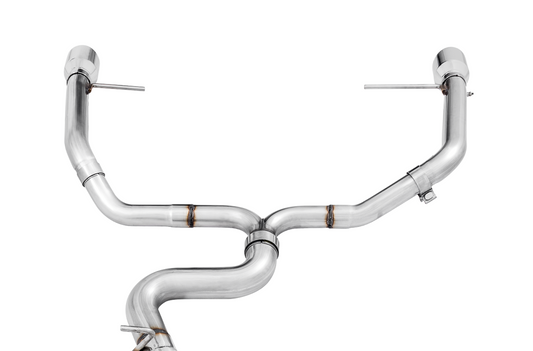 AWE Tuning Track Edition Exhaust for VW Golf Alltrack / Sportwagen 4Motion - Chrome Silver Tips 3020-32044