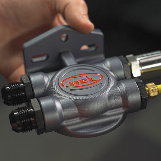 HEL Performance Oil Filter Relocation Remote Head