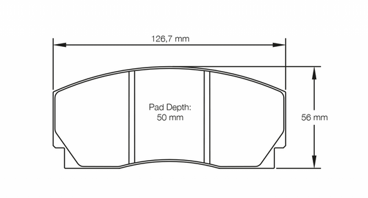 PAGID Racing Pagid Racing Lancia Stratos HF Group N4 Rally, AP Racing RSH42 Brake Pads 1269-RSH42