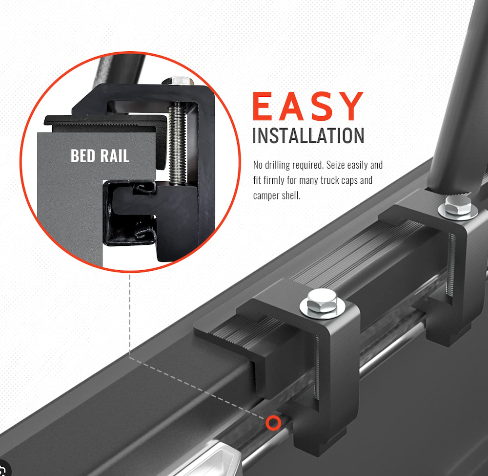 GAIA Jeep Gladiator Camper Shell - Shadow Top Fastback Truck Cap