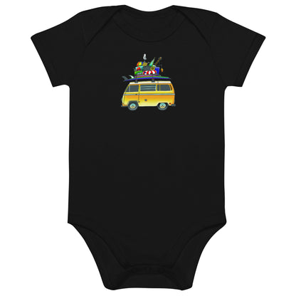 RAD Bus One-Piece Baby Bodysuit