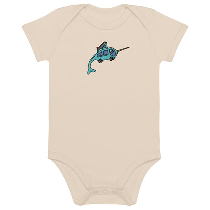 Narwhal Ned One-Piece Baby Bodysuit