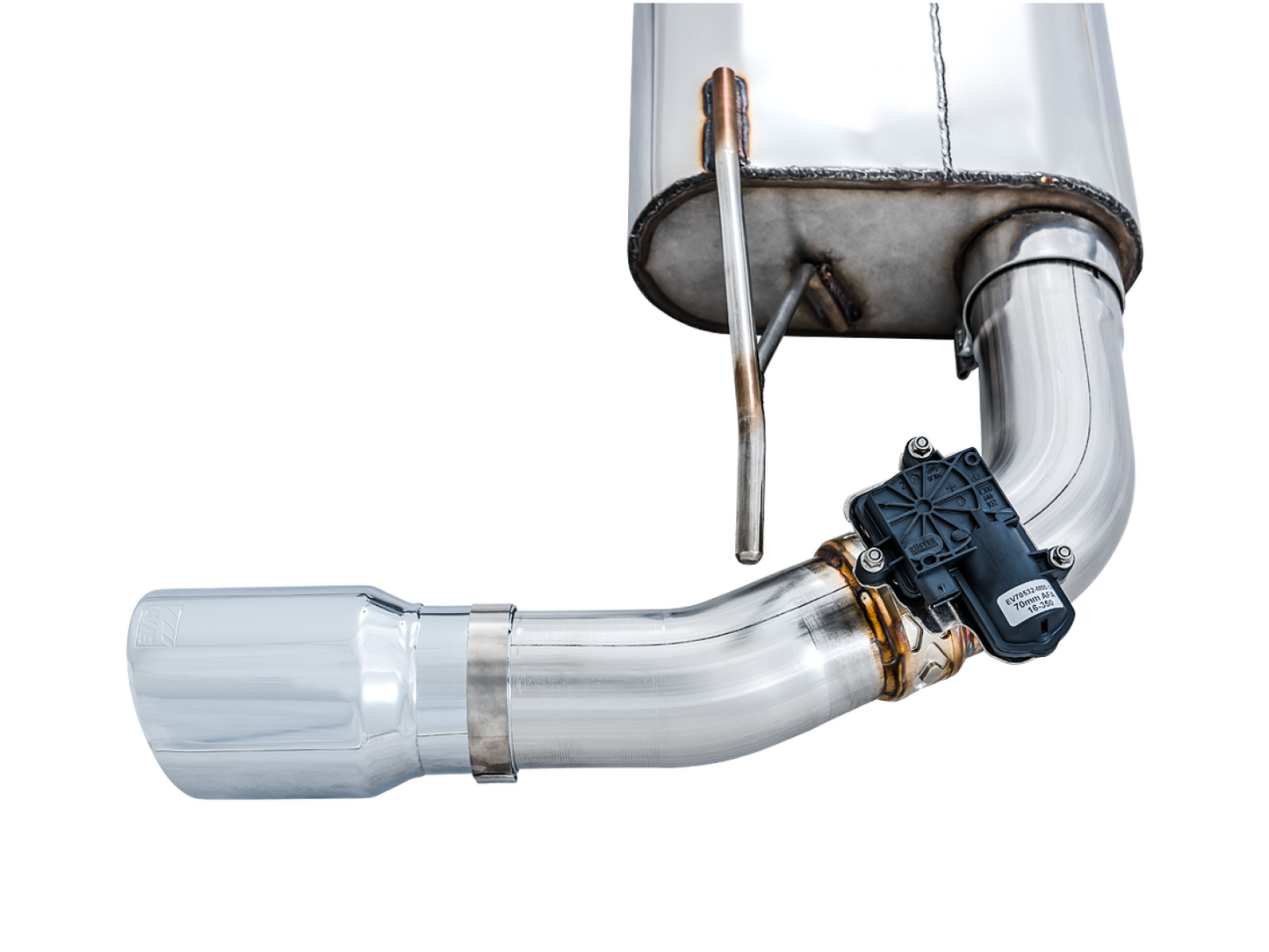 AWE Tuning SwitchPath Cat-back Exhaust (with Remote) for Ford Focus RS - Chrome Silver Tips 3025-32024