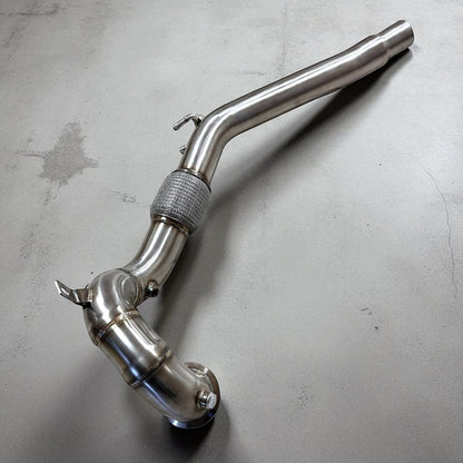FWD Audi A3 8V Race Downpipe - 2.0T (Premium Catless & Catted)