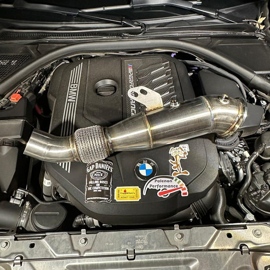 Supra & BMW B58 Racing Downpipe - M340i, M440i, M240i, 340i, 440i, 540i, 640i, 740i, X3, X4, X5, X6, X7 | Palenon Performance