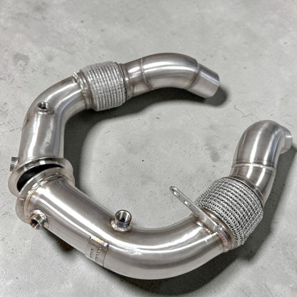 Race Downpipe For BMW F10 M5 and F12, F06, F13 M6 including Competition (S63 Engine)