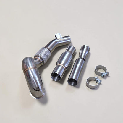 VW Golf MK7 & GTI Race Downpipe - 2.0T, 1.4T FWD (Premium Catless & Catted) | Palenon Performance