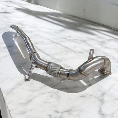 AWD VW MK7 Golf R Race Downpipe - 2.0T (Premium Catless and Catted)
