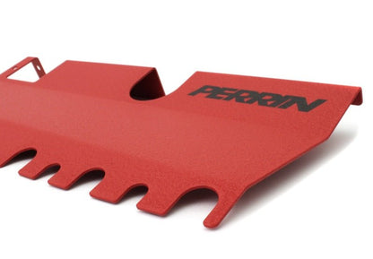 Perrin [15-21 WRX/STI] Radiator Shroud | Without OEM Intake Scoop - Red