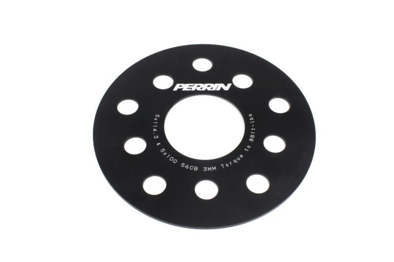 Perrin [15-25 WRX, 05-21 STI, 15-22 Outback, 15-22 Legacy, 19-22 Forester] 3mm Wheel Spacers Black