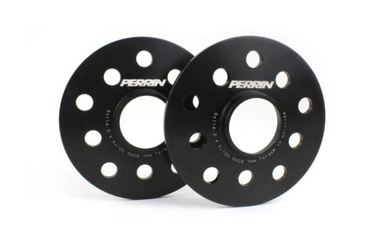 Perrin [15-25 WRX, 05-21 STI, 15-22 Outback/Legacy, 19-22 Forester] 7mm Wheel Spacers Black