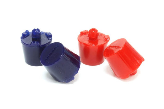 Perrin [15-25 WRX, 15-21 STI] Trunk Bumper Pair Red/Blue | PSP-BDY-502