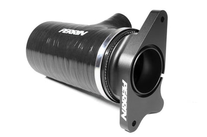 Perrin [22-24 WRX, 20-25 LGT/OBXT] Black 3in Turbo Inlet Hose w/ Nozzle - Short