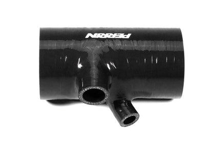 Perrin [22-24 WRX, 20-25 LGT/OBXT] Black 3in Turbo Inlet Hose w/ Nozzle - Short