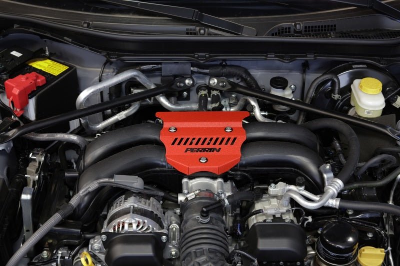 Perrin [22-25 BRZ/GR86] Engine Cover - Red Wrinkle | PSP-ENG-162RD