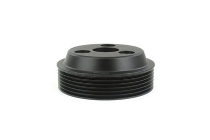 Perrin [22-25 WRX, 19-22 Forester, 20-22 Legacy, 21-22 Crosstrek] Lightweight Water Pump Pulley Black | PSP-ENG-112BK