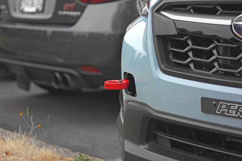 Perrin [22-26 WRX, 18-23 Crosstrek, 20-25 OBXT, 17-23 Impreza] Front Tow Hook Red