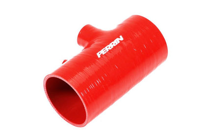 Perrin [22-26 WRX] Red 3in Turbo Inlet Hose w/ Nozzle - Short