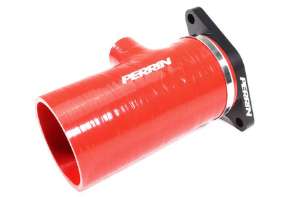 Perrin [22-26 WRX] Red 3in Turbo Inlet Hose w/ Nozzle - Short