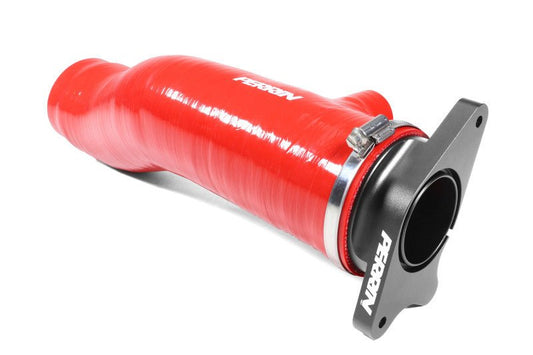 Perrin [22-26 WRX] Red/Black 3in Turbo Inlet Hose w/ Nozzle - Longer Version