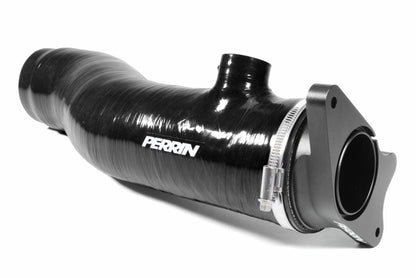 Perrin [22-26 WRX] Red/Black 3in Turbo Inlet Hose w/ Nozzle - Longer Version