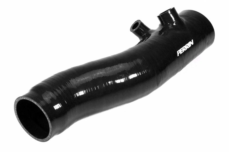 Perrin [22-26 WRX] Red/Black 3in Turbo Inlet Hose w/ Nozzle - Longer Version