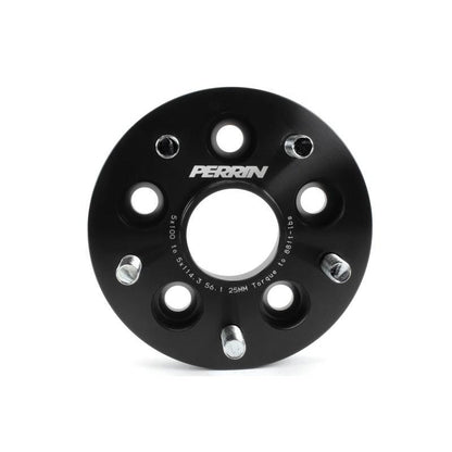Perrin 25mm 5x100 to 5x114.3 Wheel Adapter Subaru 04-19 | PSP-WHL-226BK