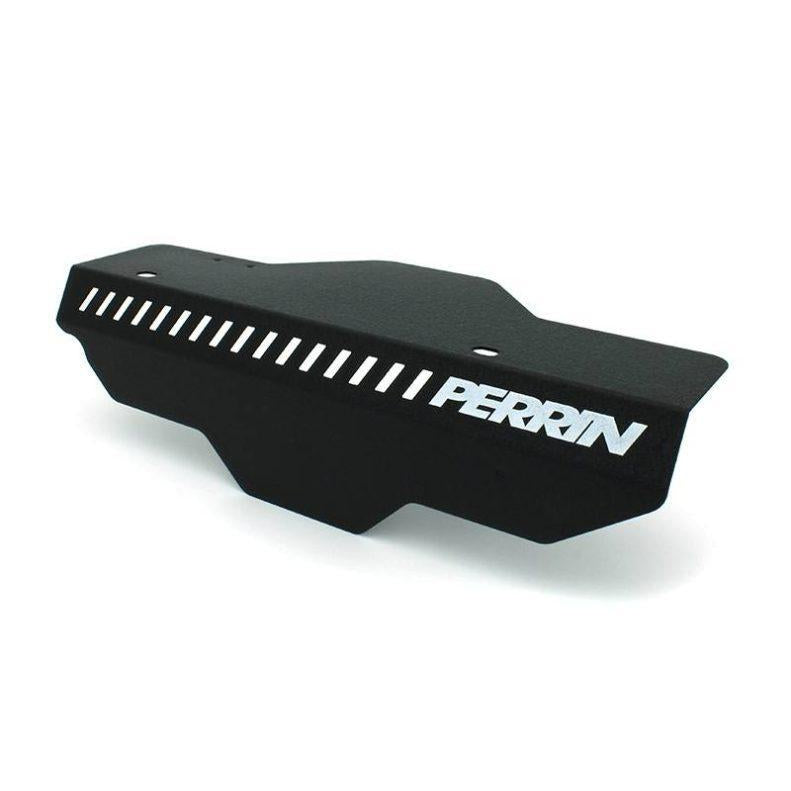 Perrin [02-14 WRX, 04-21 STI] Belt Cover Black - Black/Red/Neon Yellow
