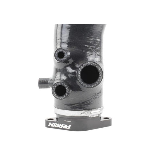 Perrin [15-21 WRX] Black 3in Turbo Inlet Hose w/ Nozzle | PSP-INT-424BK