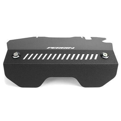 Perrin [15-21 WRX] Black Pulley Cover