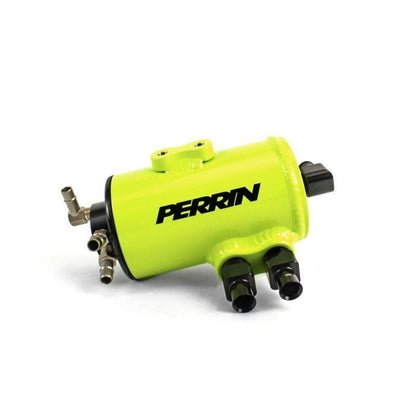 Perrin [02-14 WRX, 04-21 STI, 05-09 LGT] Air Oil Separator Neon Yellow w/ FMIC | PSP-ENG-607NY