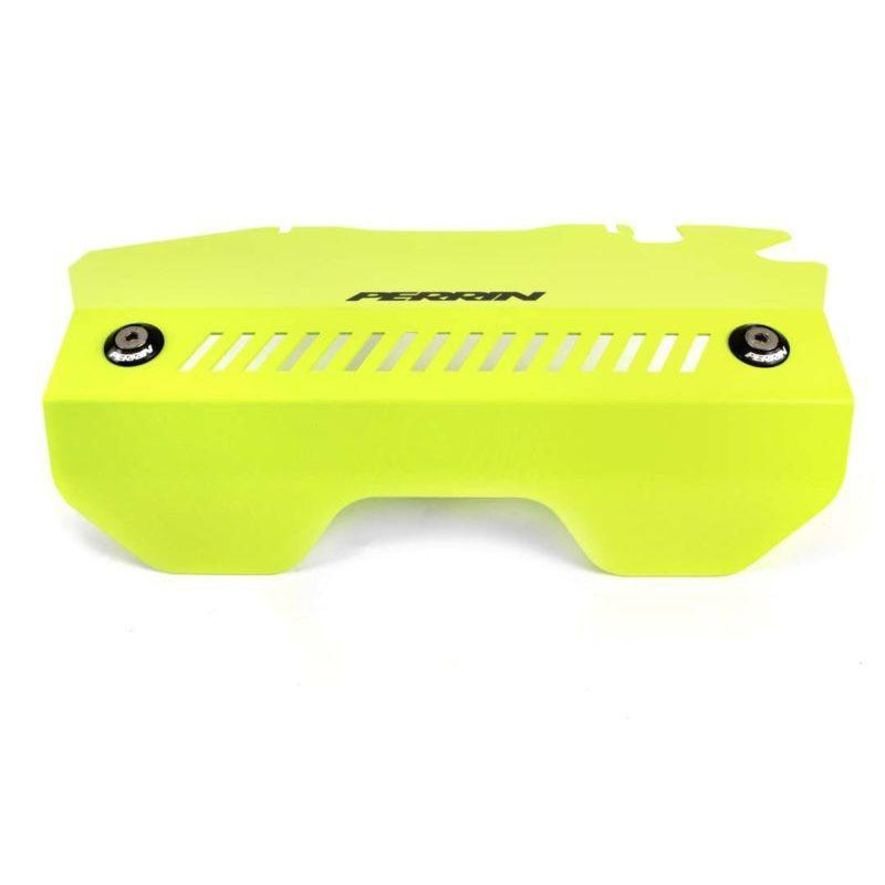 Perrin [15-21 WRX] Neon Yellow Pulley Cover | PSP-ENG-152NY