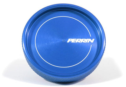 Perrin Oil Cap Round Style Blue Most Subaru Models | PSP-ENG-711BL