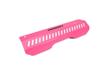 Perrin Performance [15-25 Subaru Impreza, 18-25 Crosstrek, 20-25 Legacy, 22-25 WRX and Outback] Pulley Cover | Short Version - Works w/AOS System - Hyper Pink